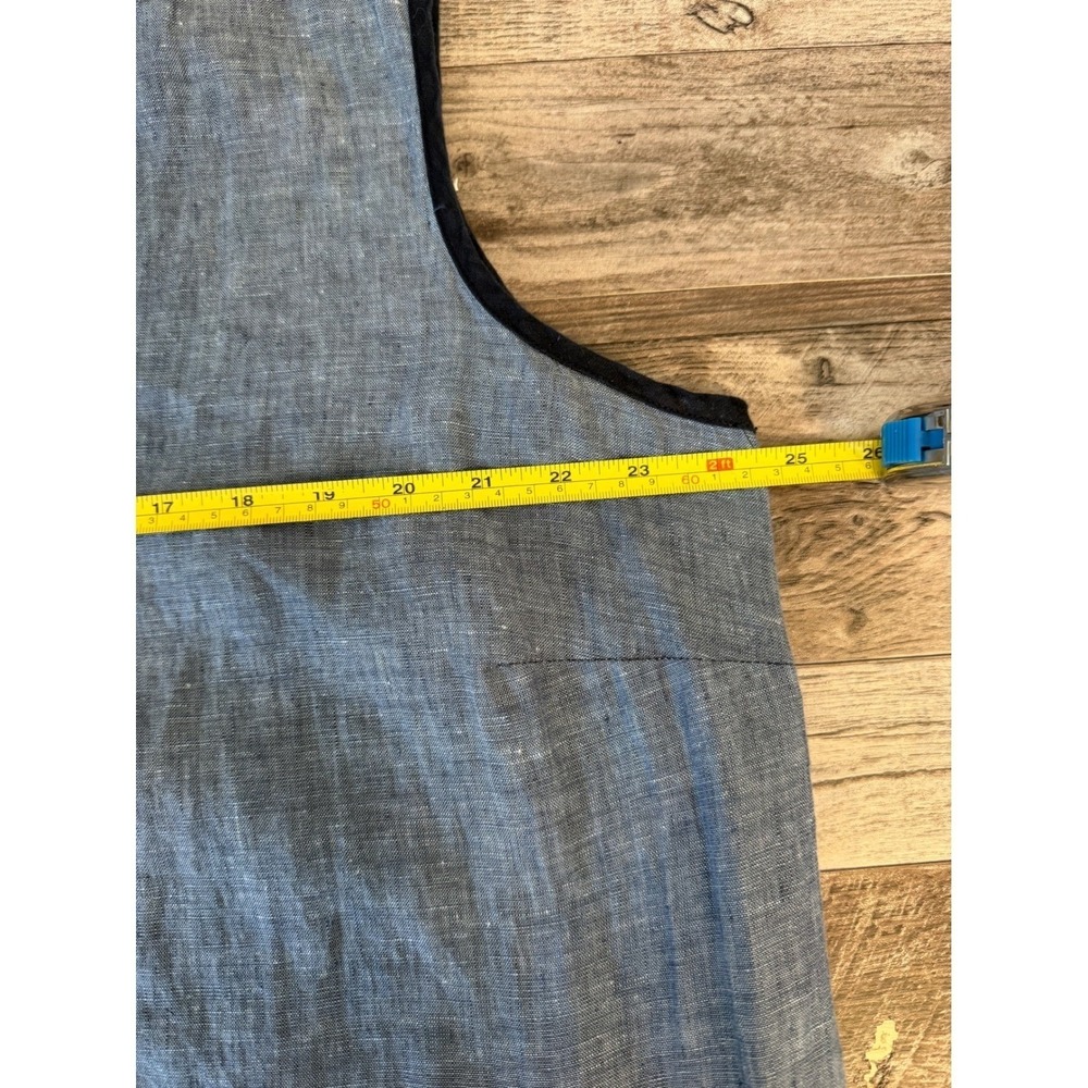 J.Jill Love Linen Dress 3X Sleeveless w Pockets Vacation Cruise Resort Beach - Picture 4 of 6